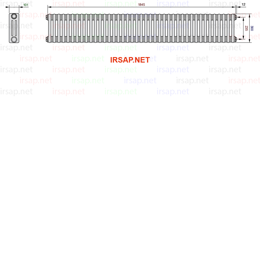 Радиатор IRSAP Tesi 30300/41 T30 CL 01